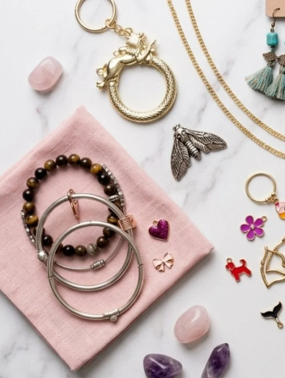 Ashley Bridget huge jewelry